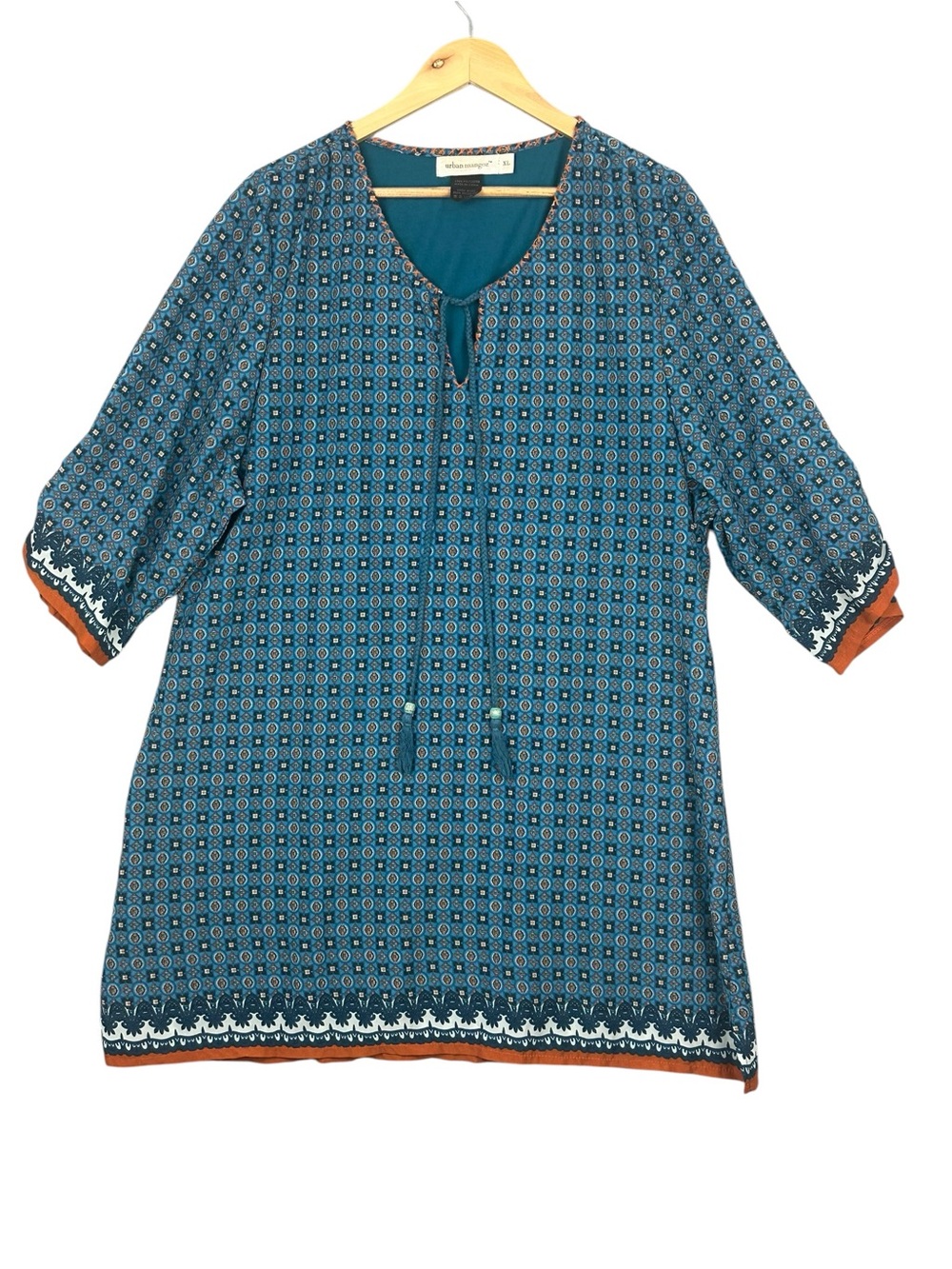 Urban Mangoz Size XL  Women’s Tunic Top Boho Southwest Style